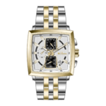 Buren Quadra Chronograph - Two-Toned Gold